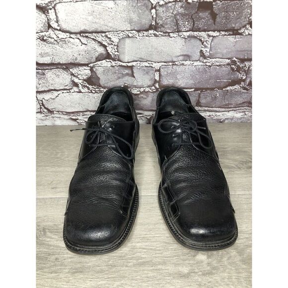 Mezlan Picasso Black Leather Lace Up Oxfords Dress Shoes Men’s Sz 9M US/42EU main image 9